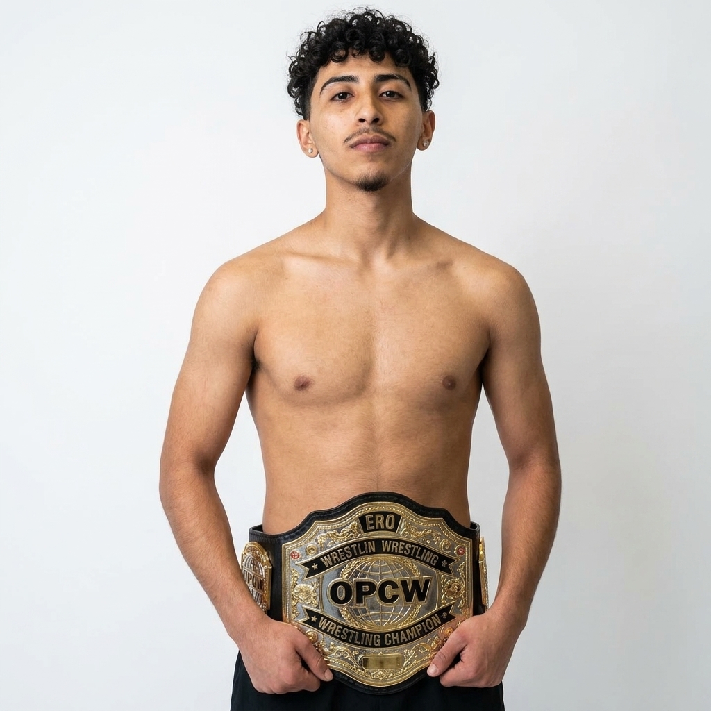 [IMAGE:https://venus.chatfighters.com/Content/Attachments/Fw/FwsqH-verLAHWnNlULCPDinuF6M.jpg/Man_wearing_wrestling_champion_belt_202608141423.jpg]